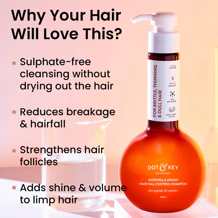 Moringa & Argan Oil Hair Fall Control Shampoo - Image 3